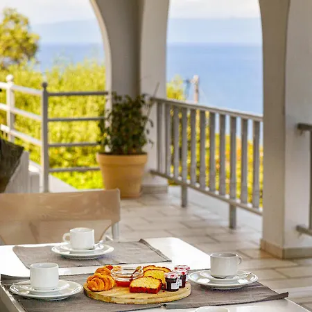 别墅 Lioniskari Seaviews - Paxoi's Private Pool Oasis