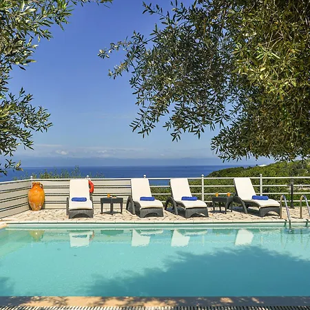 别墅 Lioniskari Seaviews - Paxoi's Private Pool Oasis Porto Ozias